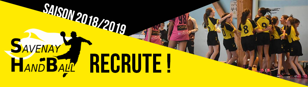 Le SHB recrute pour la saison 2018/2019